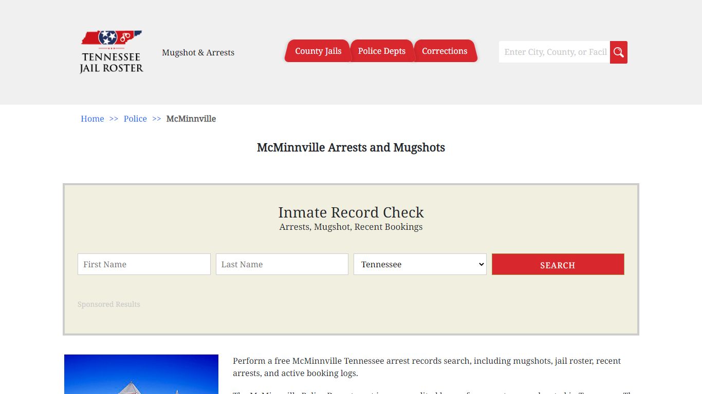 McMinnville Arrests and Mugshots - Jail Roster Search